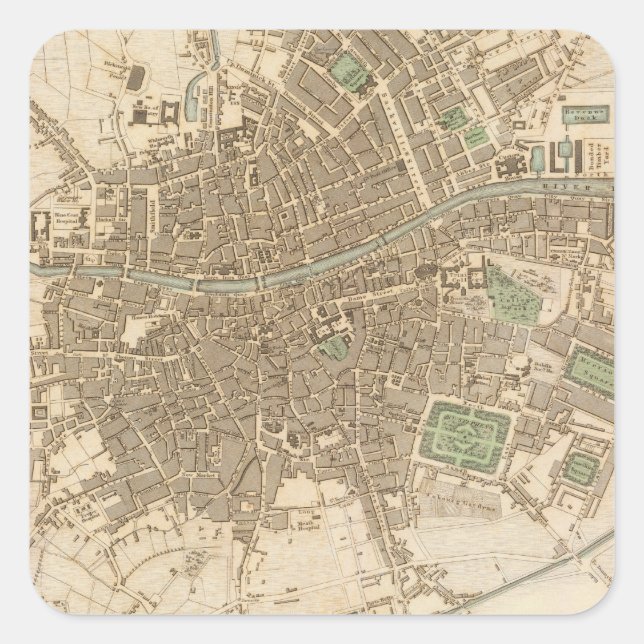 Dublin Square Sticker (Front)
