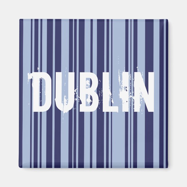 Dublin stripes magnet (Front)