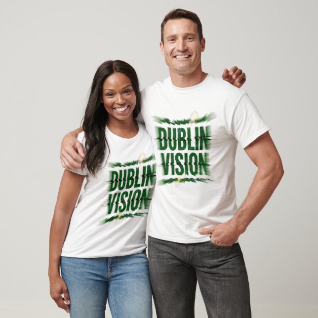 Dublin Vision Blurred and Misaligned T-Shirt (Unisex)