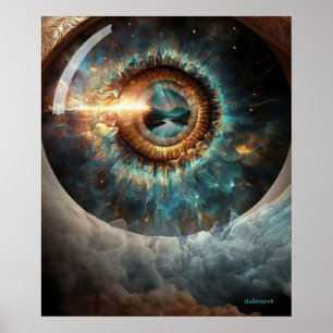 Dubman Designs: Eye of God, River of Hope Poster