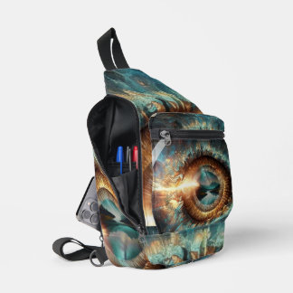 Dubman Does Design: Eye of God, River of Hope Sling Bag