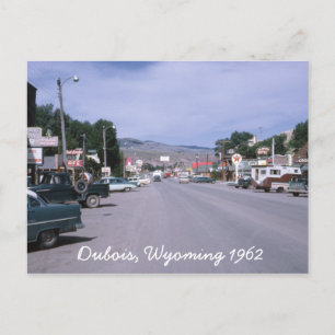 Dubois Wyoming 1962 Postcard