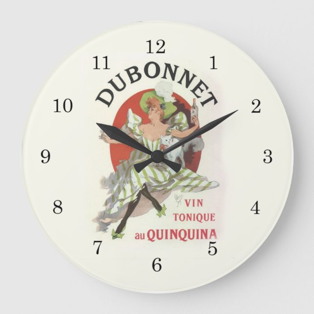 Dubonnet Lady Wall Clock (Front)