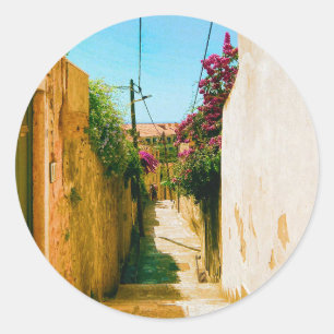 Dubrovnik Alley - Croatia Classic Round Sticker