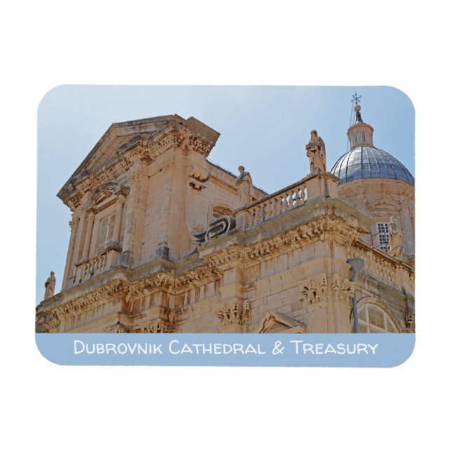 Dubrovnik Cathedral & Treasury Magnet (Horizontal)