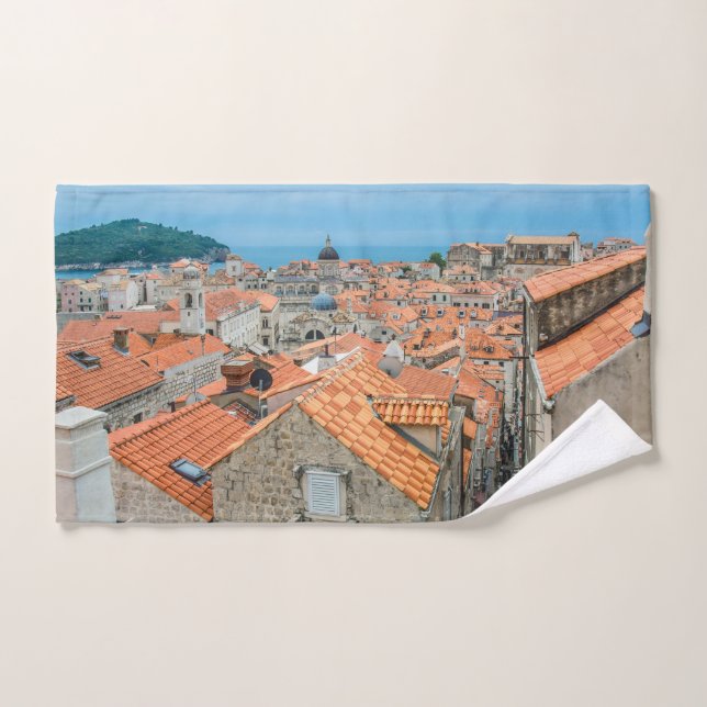 Dubrovnik city center hand towel (Hand Towel)