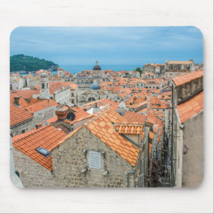 Dubrovnik city center mouse pad