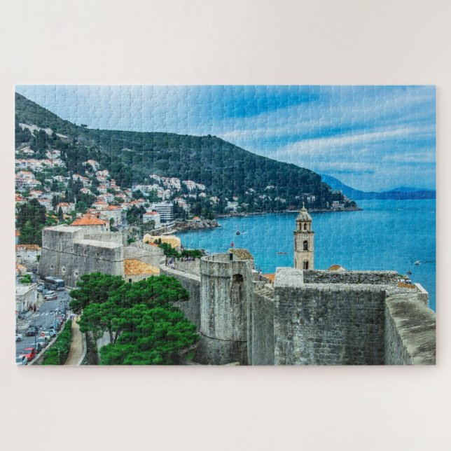Dubrovnik city wall jigsaw puzzle (Horizontal)