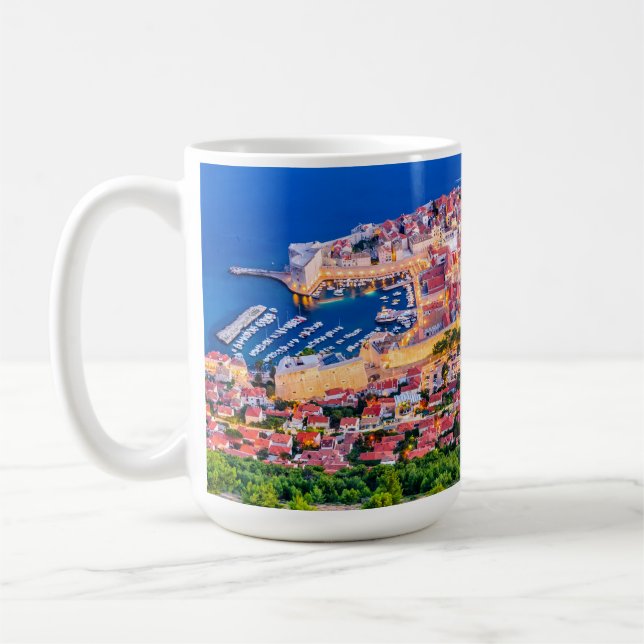 Dubrovnik Croatia Coffee Mug (Left)