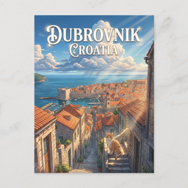 Dubrovnik, Croatia Croatia Postcard (Front)