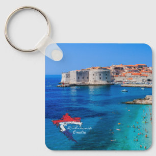 Dubrovnik Croatia Hrvatska Adriatic Sea Key Ring