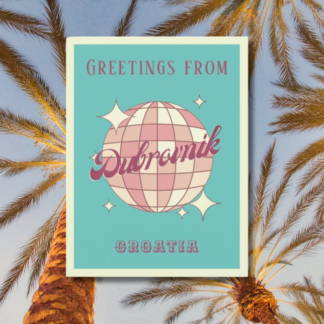 Dubrovnik Croatia  Hrvatska Retro Vintage Postcard (Creator Uploaded)