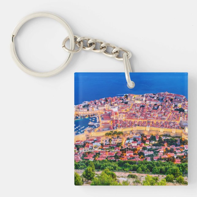 Dubrovnik Croatia Key Ring (Front)