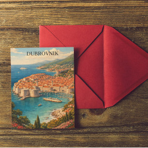 Dubrovnik, Croatia – Pearl of the Adriatic Travel Postcard