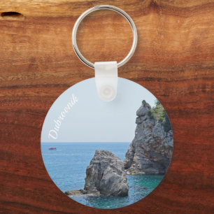 Dubrovnik Croatia Rocks Holiday Key Ring