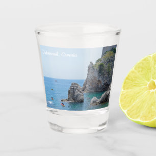 Dubrovnik Croatia Rocks Holiday Shot Glass