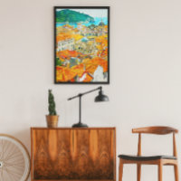 Dubrovnik Croatia Watercolor Oil Paint Poster