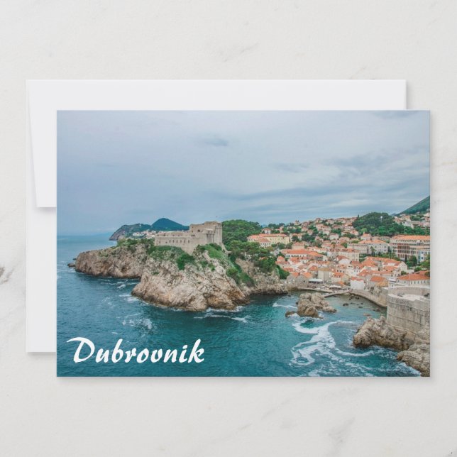 Dubrovnik harbor and city center (Front)