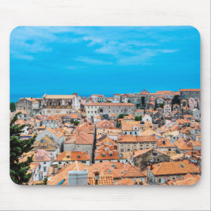 Dubrovnik historic center mouse pad