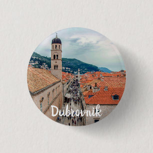 Dubrovnik main street, Croatia 3 Cm Round Badge