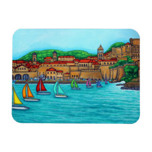 Dubrovnik Regatta Magnet by Lisa Lorenz