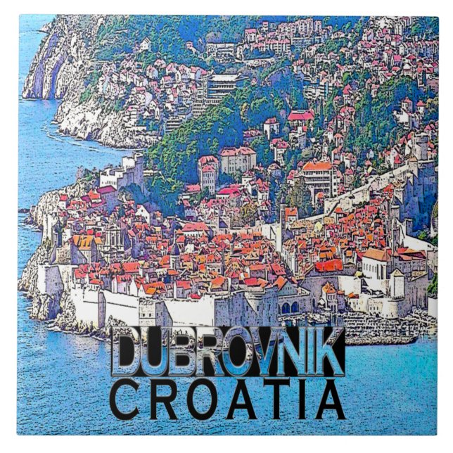 Dubrovnik Tile (Front)