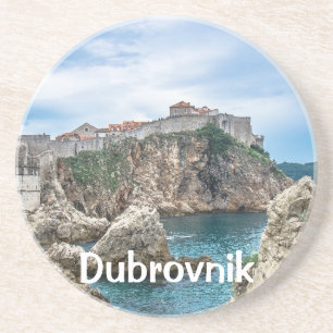 Dubrovnik walls view from sea coaster