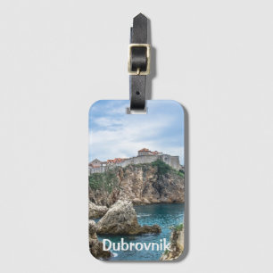 Dubrovnik walls view from sea luggage tag