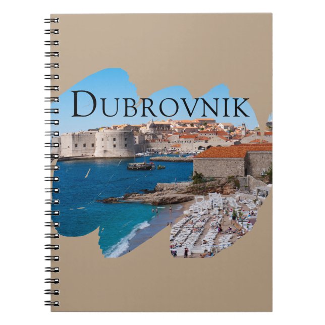 Dubrovnik with a View Spiral Notebook (Front)