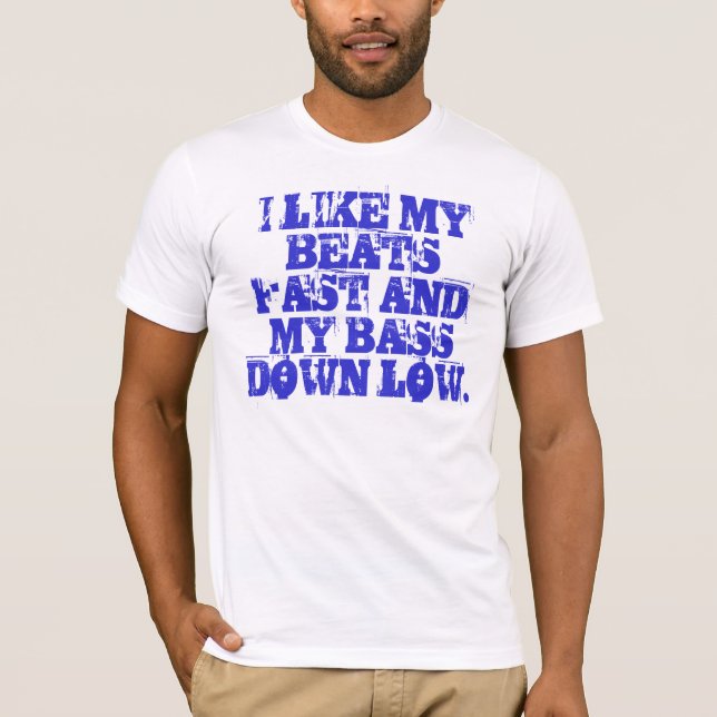 Dubstep beats bass shirt (Front)