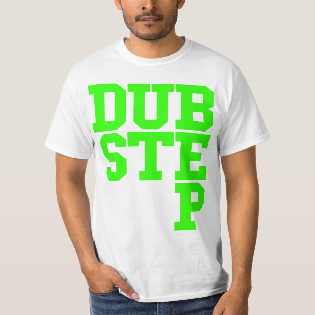 Dubstep Blockletter (Lime) T-Shirt (Front)