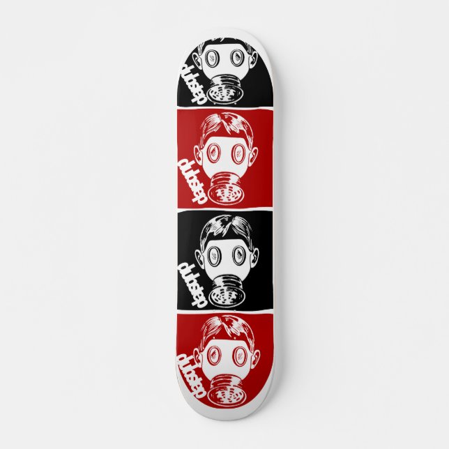 Dubstep Brushed Quadrant Board Skateboard (Front)