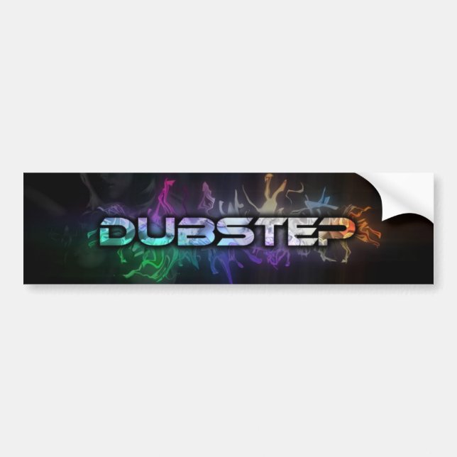 Dubstep Bumper Sticker (Front)
