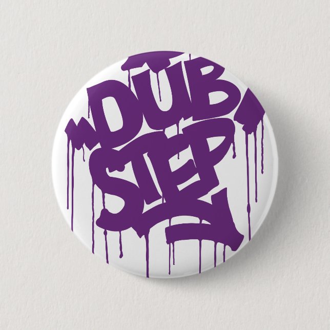 Dubstep FatCap Kush Purple 6 Cm Round Badge (Front)