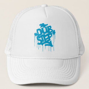 Dubstep FatCap Sky Blue Trucker Hat