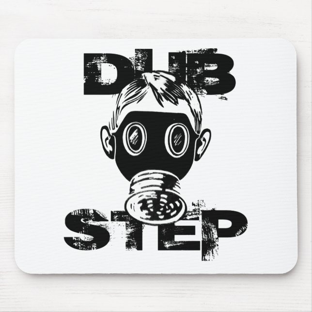 Dubstep Gas Mask Mouse Pad (Front)