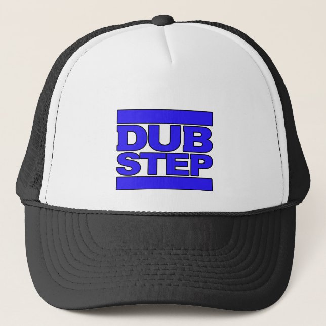 DUBSTEP Logo blue Trucker Hat (Front)