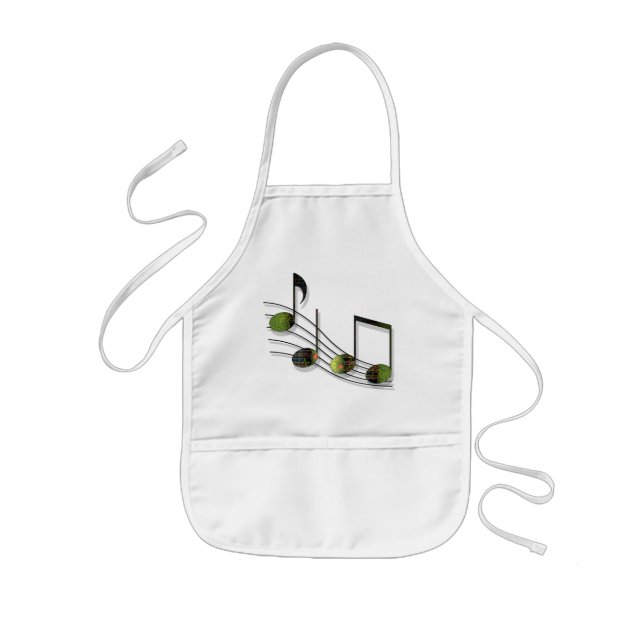 Dubstep Notes Apron (Front)