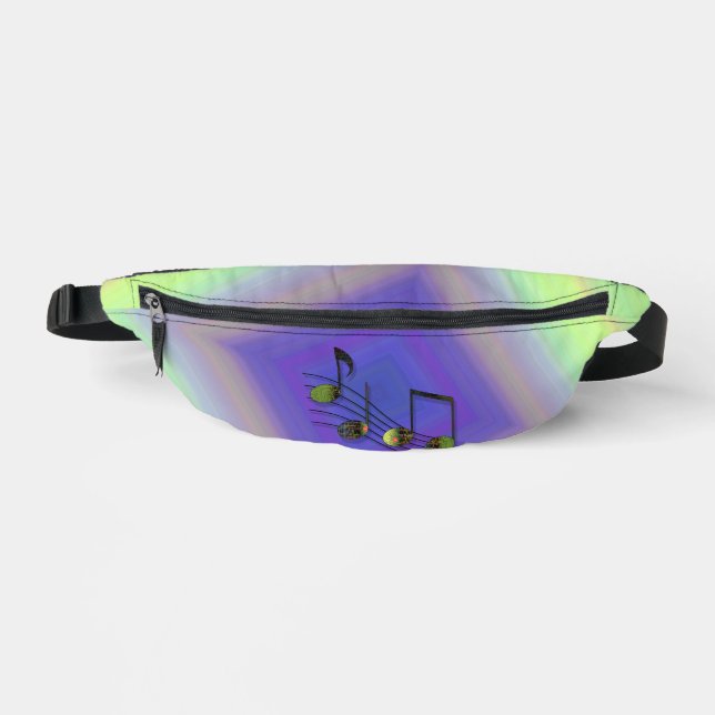 Dubstep Notes Bum Bags (Front)