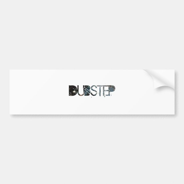 Dubstep Space Bumper Sticker (Front)