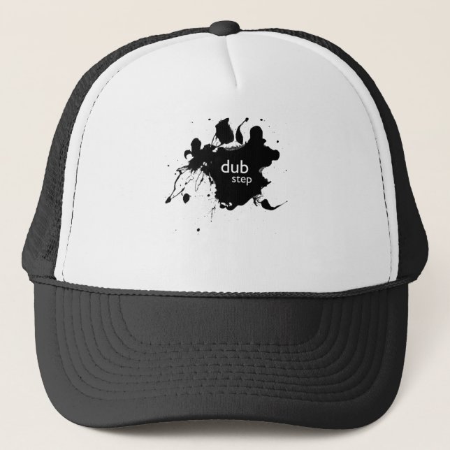 Dubstep Spatter Trucker Hat (Front)