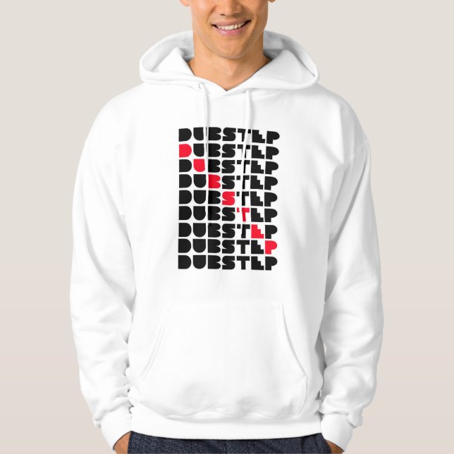 Dubstep WALL girls guys Dubstep music Hoodie (Front)