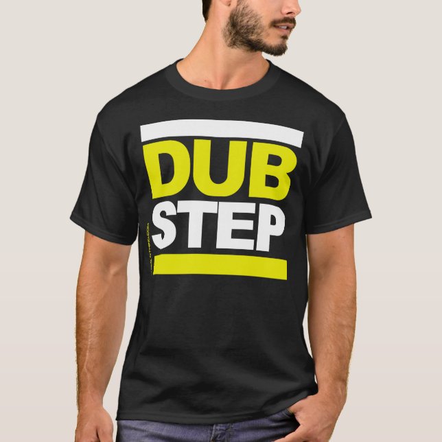 Dubstep White/Yellow T-Shirt (Front)
