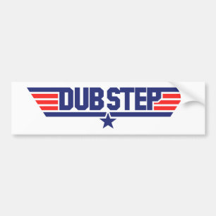 Dubstep (Wings & Star) Bumper Sticker