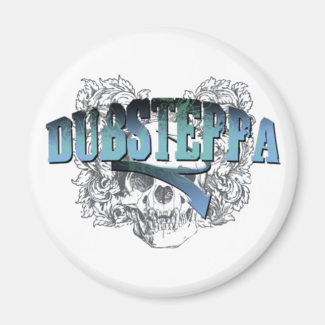 Dubsteppa Skull Magnet (Front)