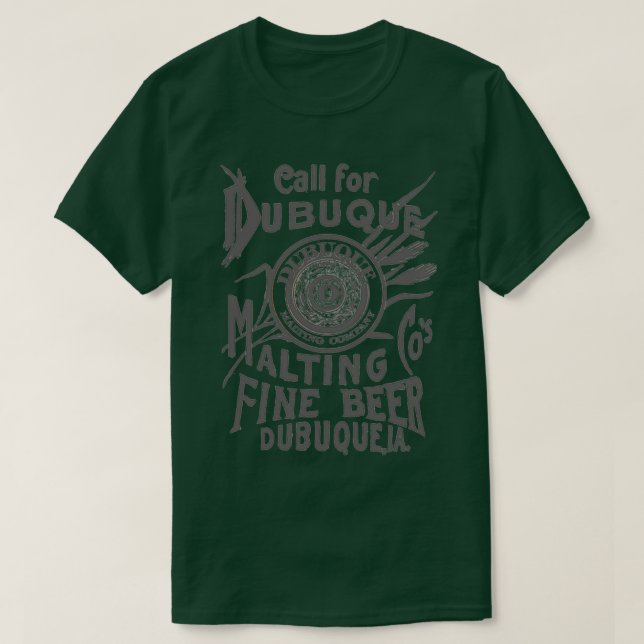 Dubuque Malting Cox27s Fine Beer Dubuque Iowa T T-Shirt (Design Front)