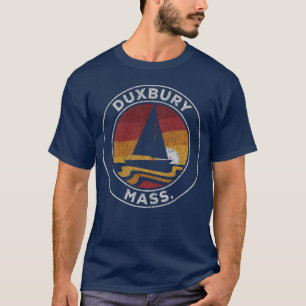 Dubury Massachusetts Vintage Sailboat 70S Retro S T-Shirt
