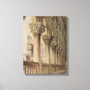 Ducal Palace (by John Ruskin) Canvas Print