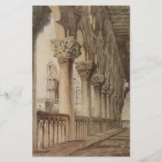 Ducal Palace (by John Ruskin) Stationery (Front)