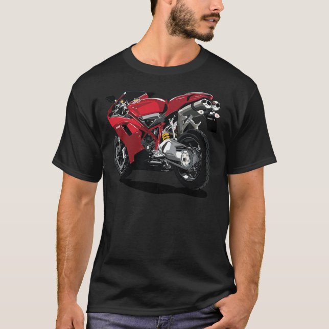 Ducati 848 Bike CarToon Classic T-Shirt (Front)